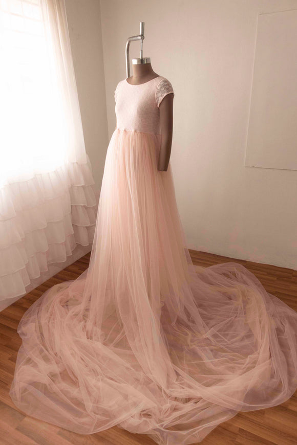 Alana gown - Baby Pink