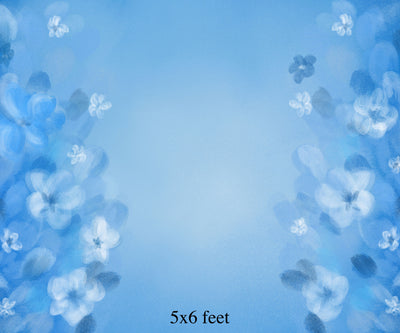 Blue Florals