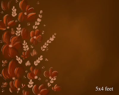 Brown florals
