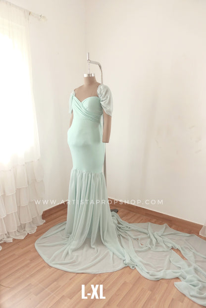 Rachel gown - Blue