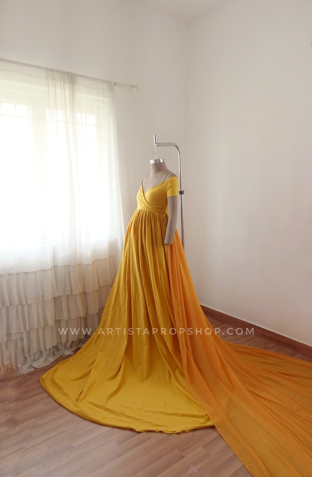 Amelia Gown- Mustard