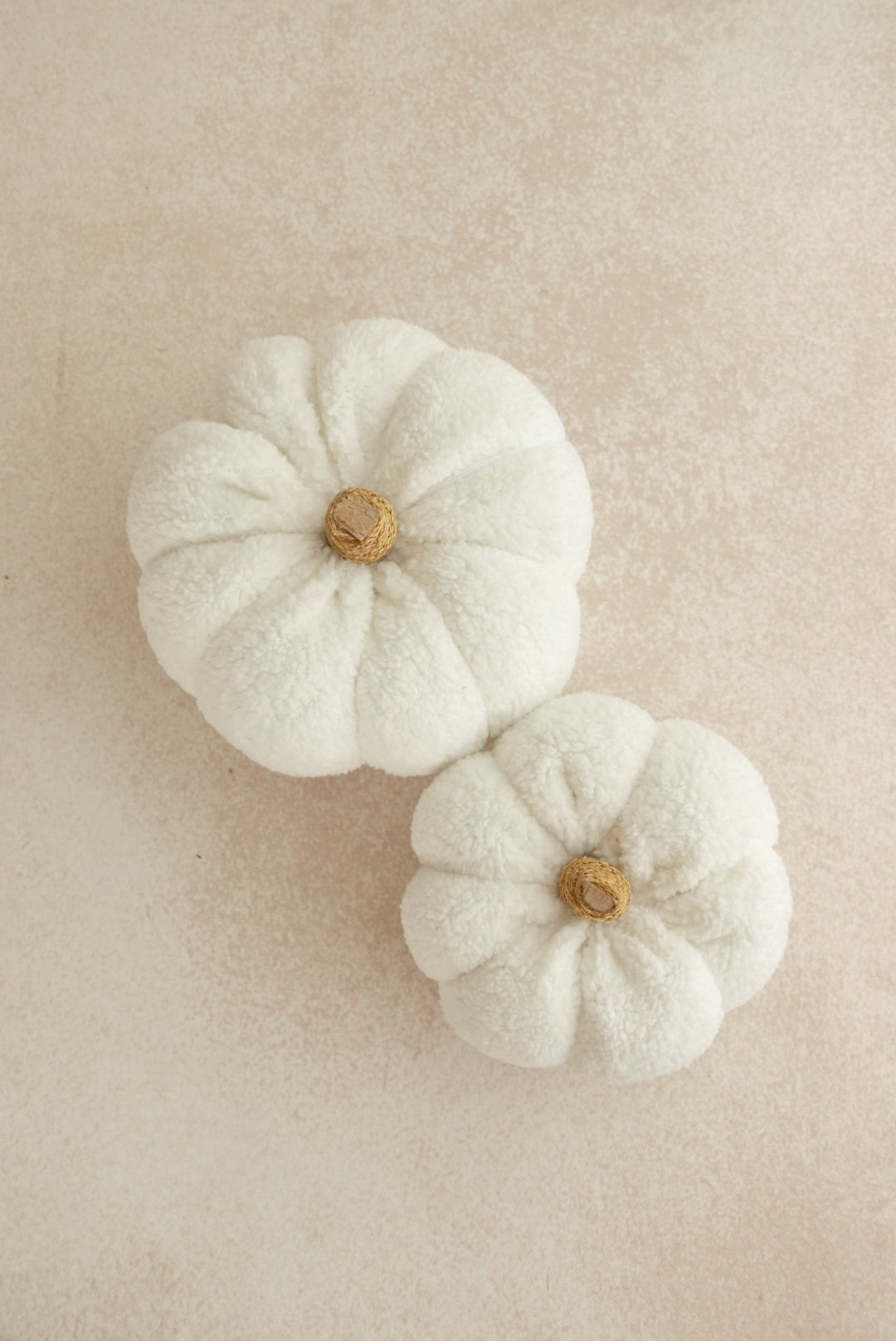 White Pumpkins - set of 2