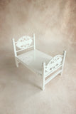 Metal bed - White