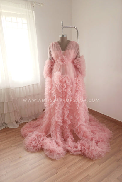 RTS Arianna gown-Pink M-L