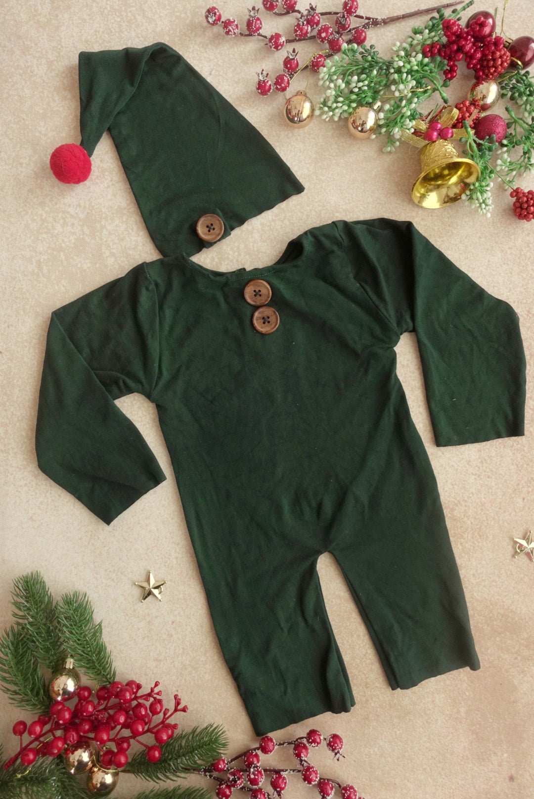 Green Christo romper