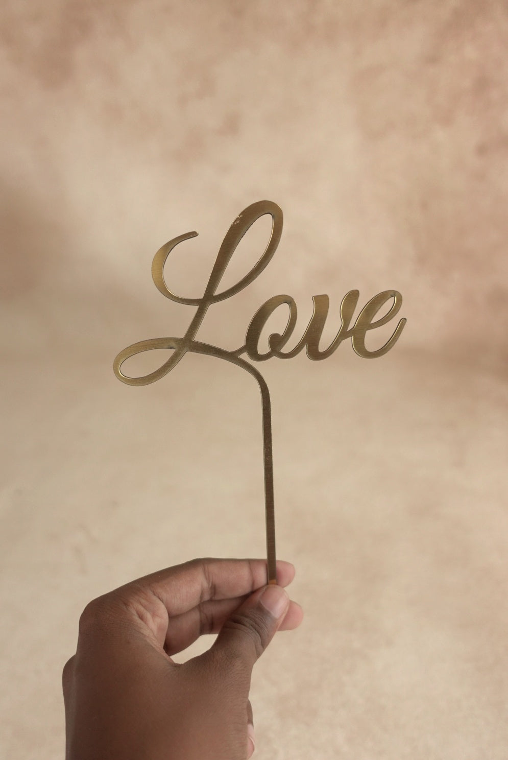 Love- Cake topper