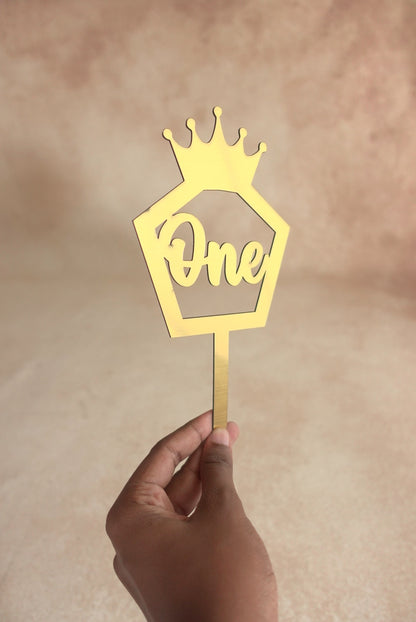 Royal One - Cake topper