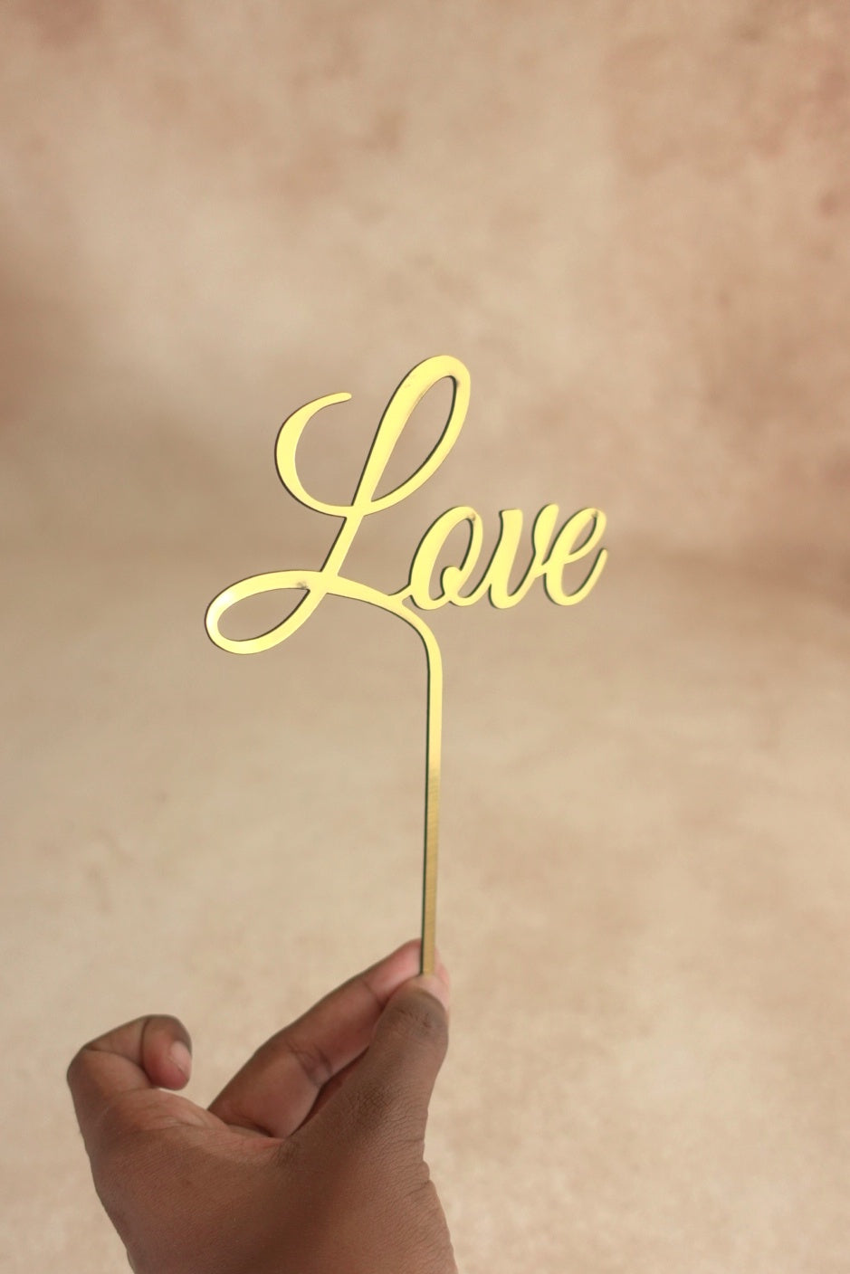 Love- Cake topper