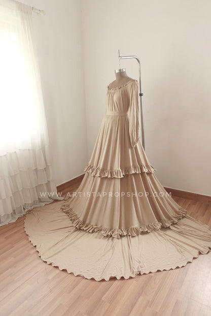 Lorette gown - Beige