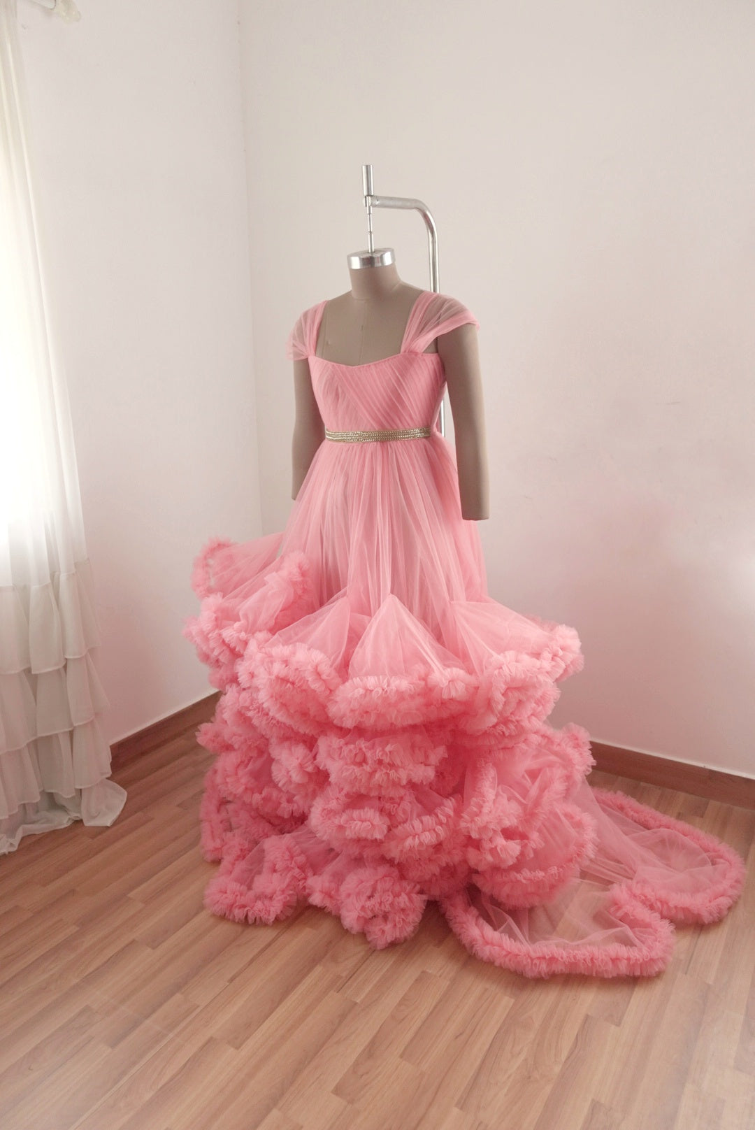 Diana gown - Coral