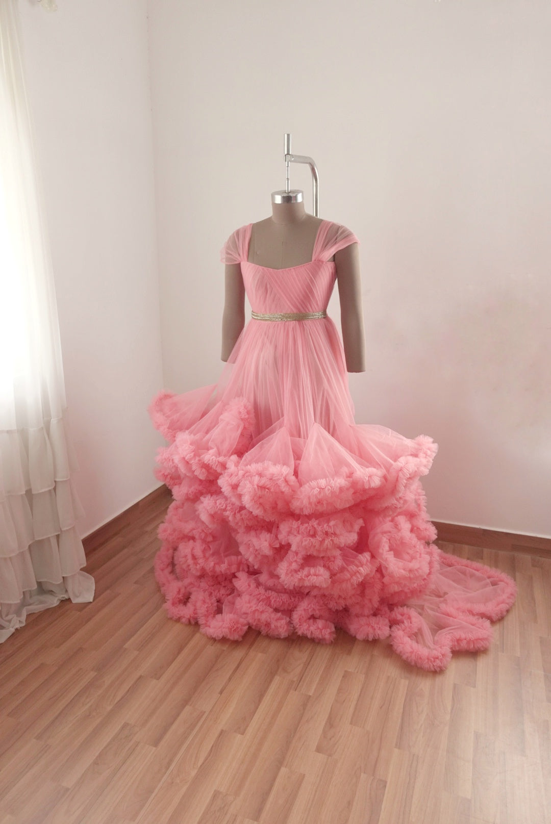 RTS Diana gown - Coral  L-XL