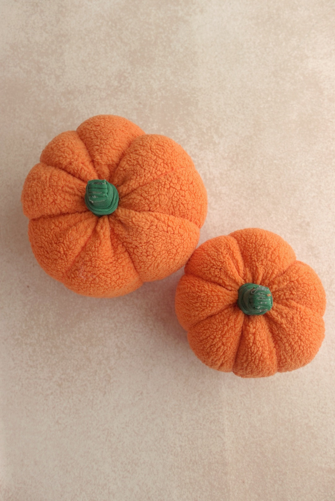 Orange Pumpkins - set of 2