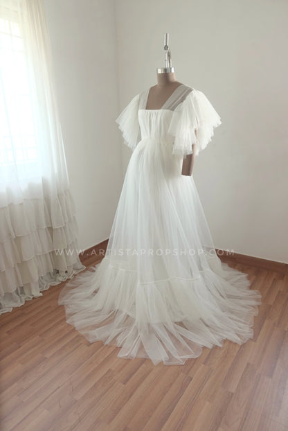 Emily gown - White