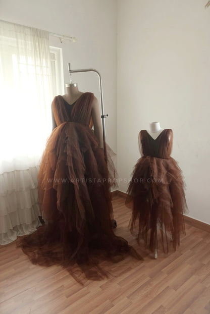 Krysten gown - Brown