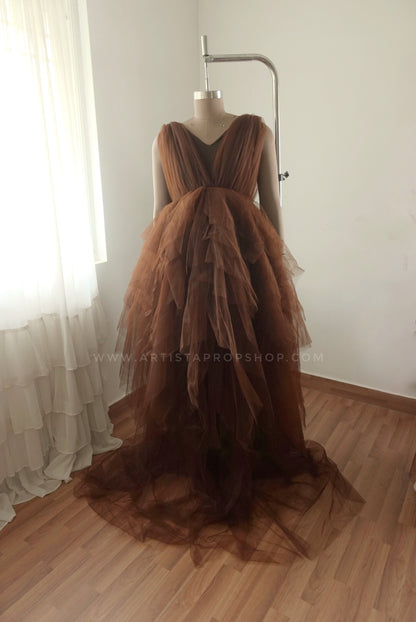 Krysten gown - Brown