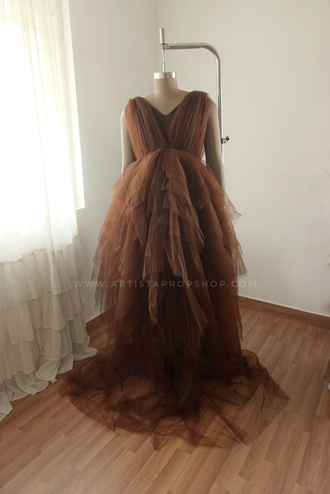 Krysten gown- Brown