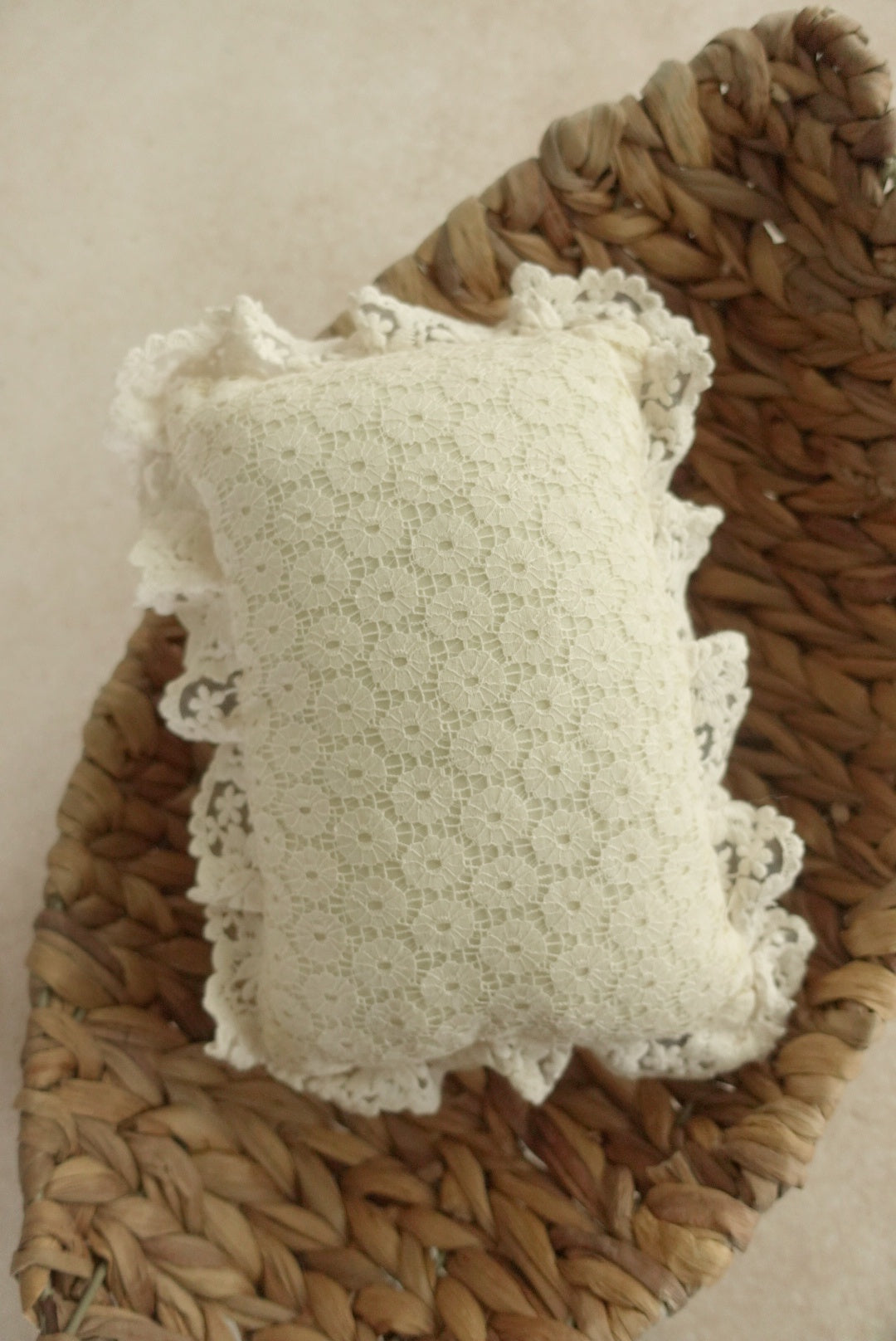Lacy pillow