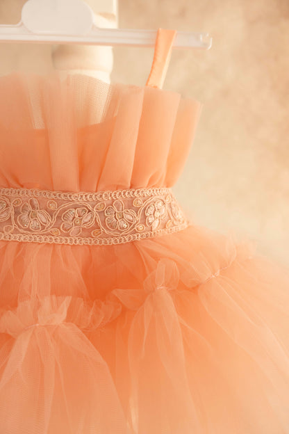 Peachy frock