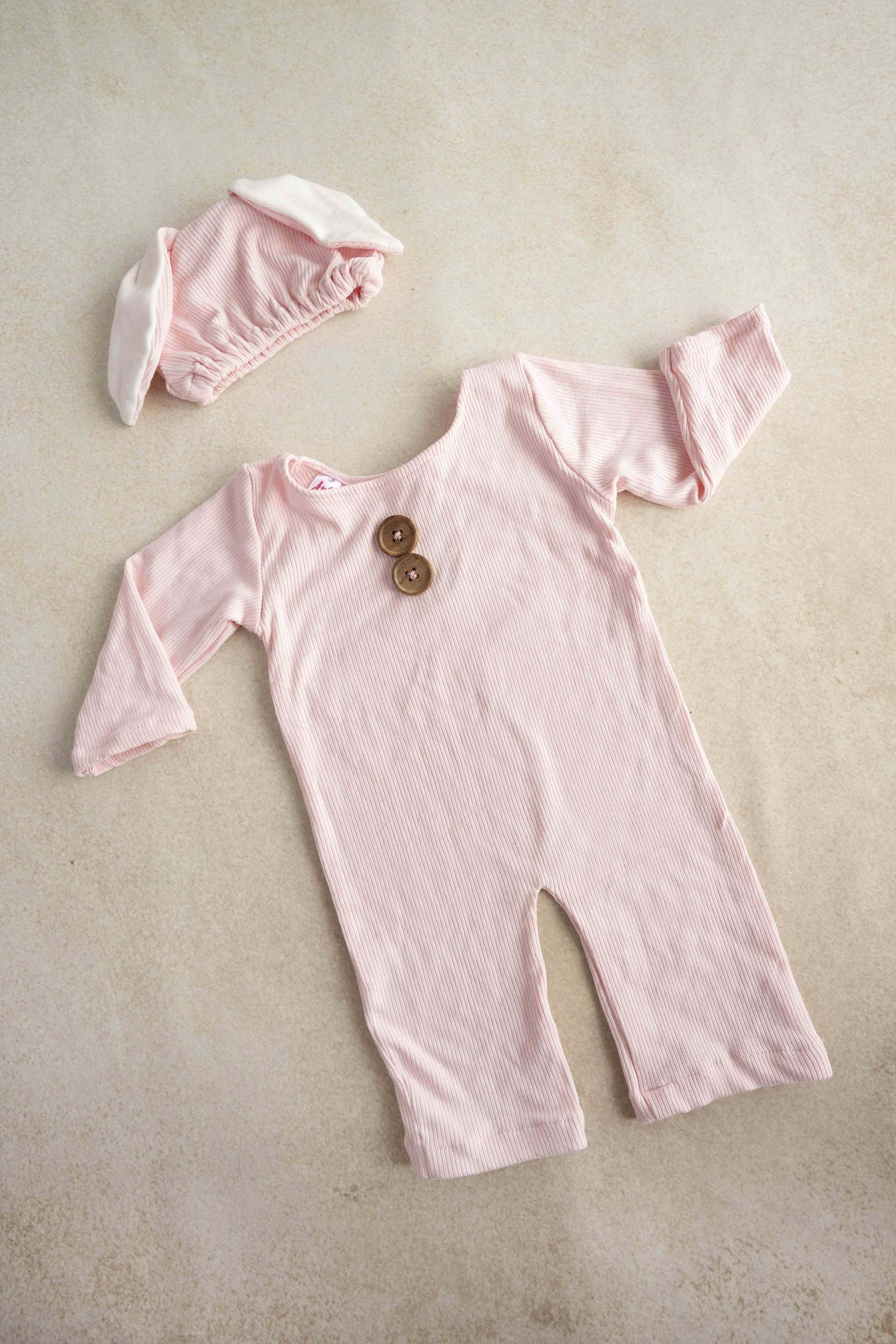 Pink Bunny Romper