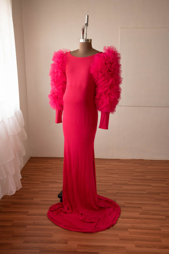 Larah gown - Hot Pink