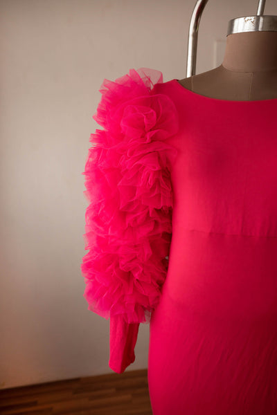 Larah gown - Hot Pink