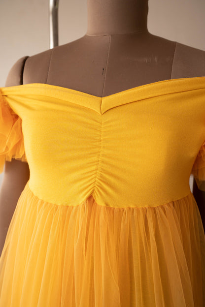 Magella gown - Yellow