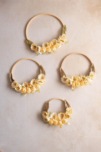 Stefina Floral Hoops
