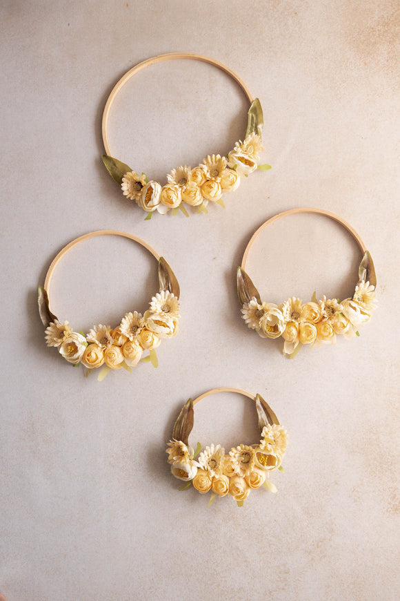 Stefina Floral Hoops