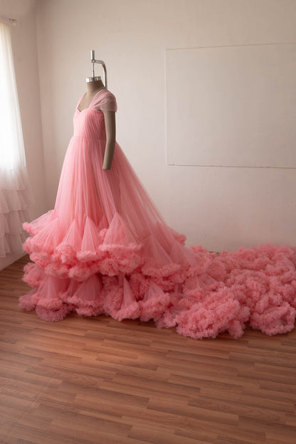 Layla gown - Coral