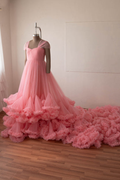 Layla gown - Coral