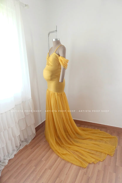 Mustard Mellisa Gown