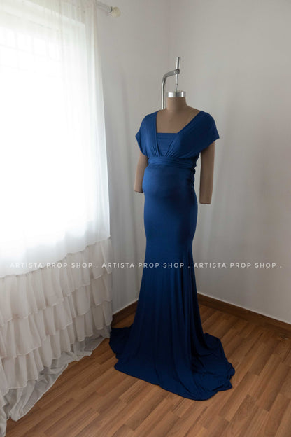 Convertible gown- Dark Blue