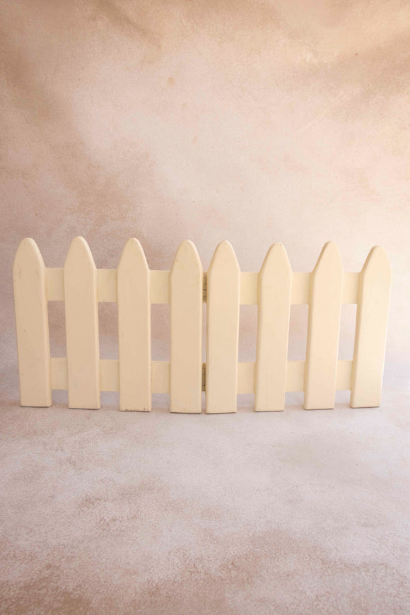 Foldable Wooden Fence -Cream