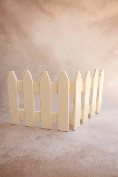 Foldable Wooden Fence -Cream