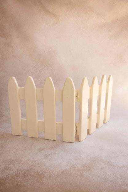 Foldable Wooden Fence -Cream