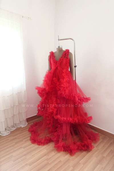 Erica gown - Red
