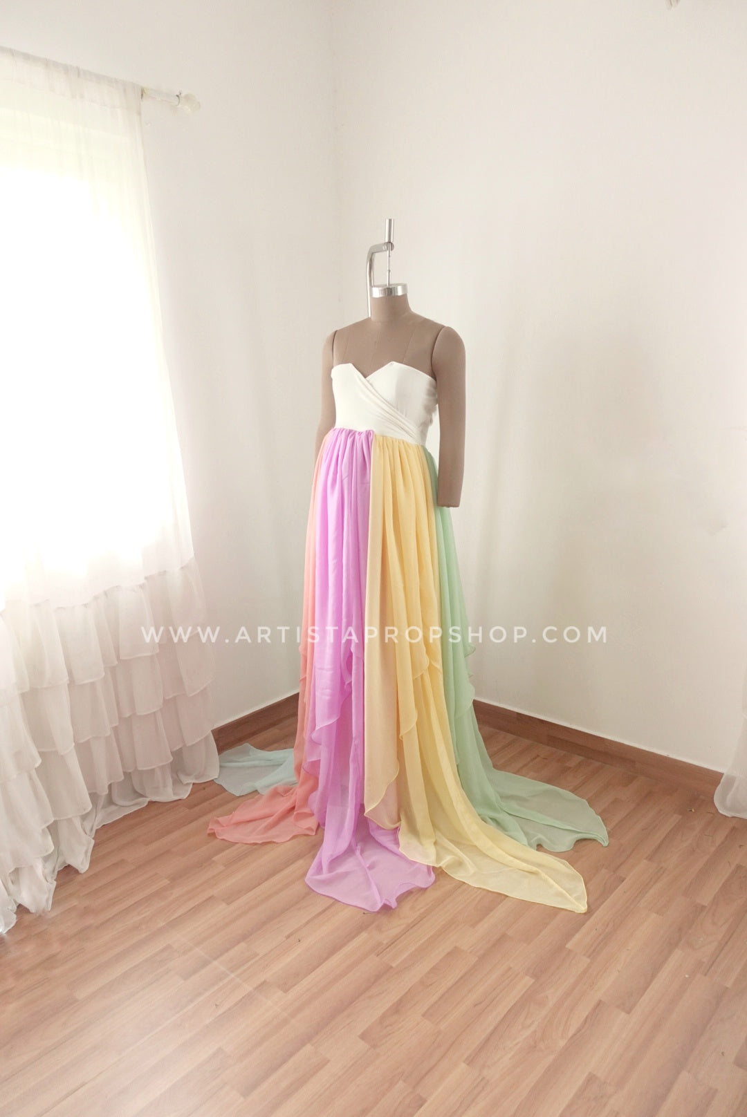 Rainbow gown