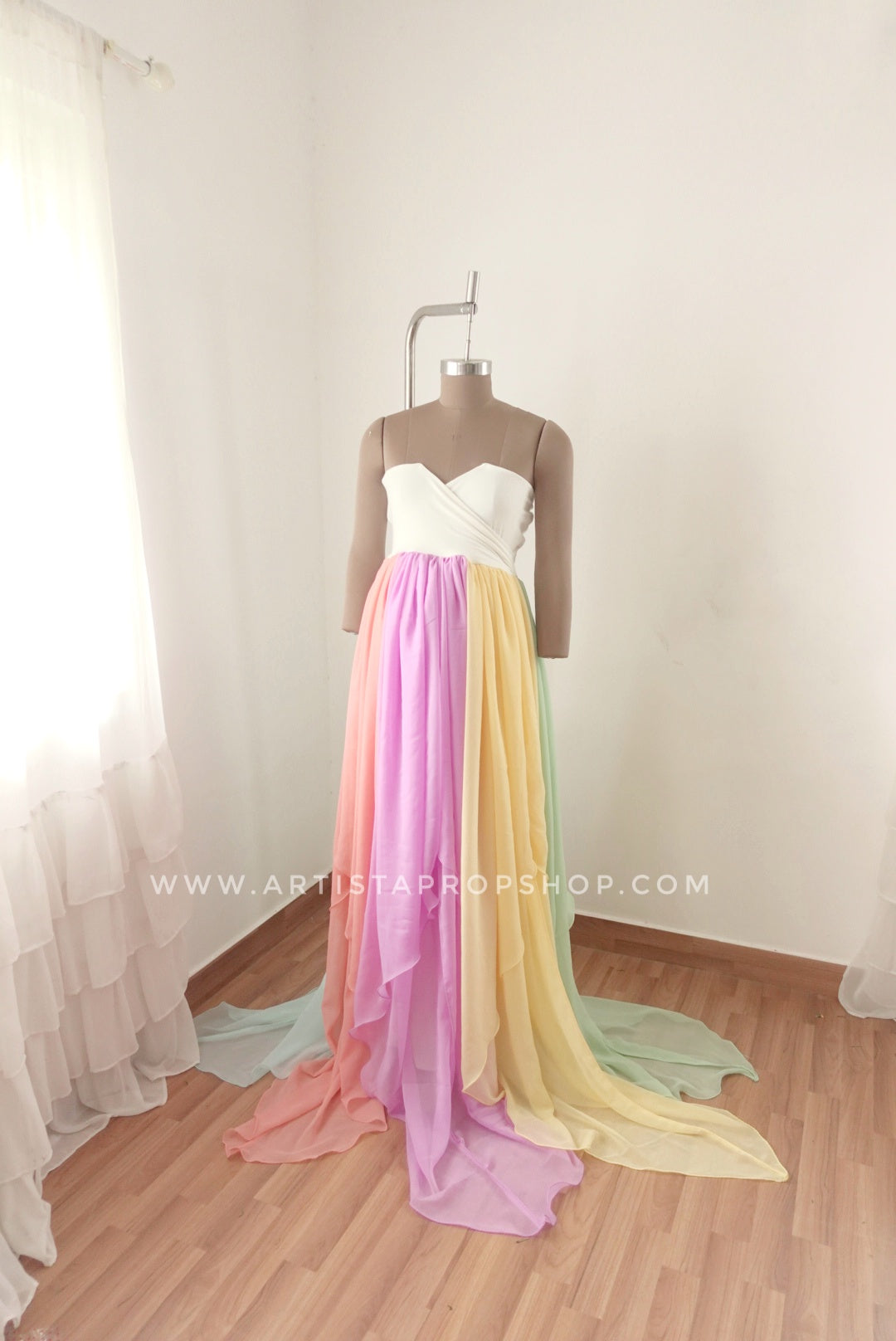 Rainbow gown