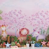 RTS Pink Forest 5X8 ft. Fabric