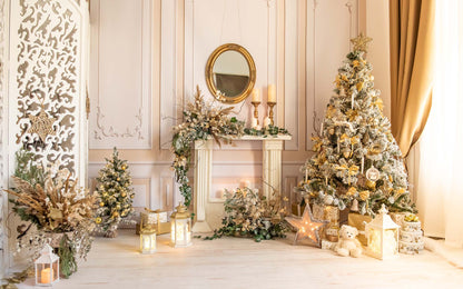 RTS Gold Christmas 5x6 Ft - Fabric