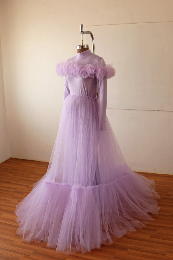 Tessa 3 In 1 Gown - Lavender