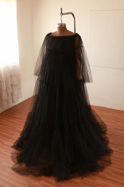 Treeza gown - Black