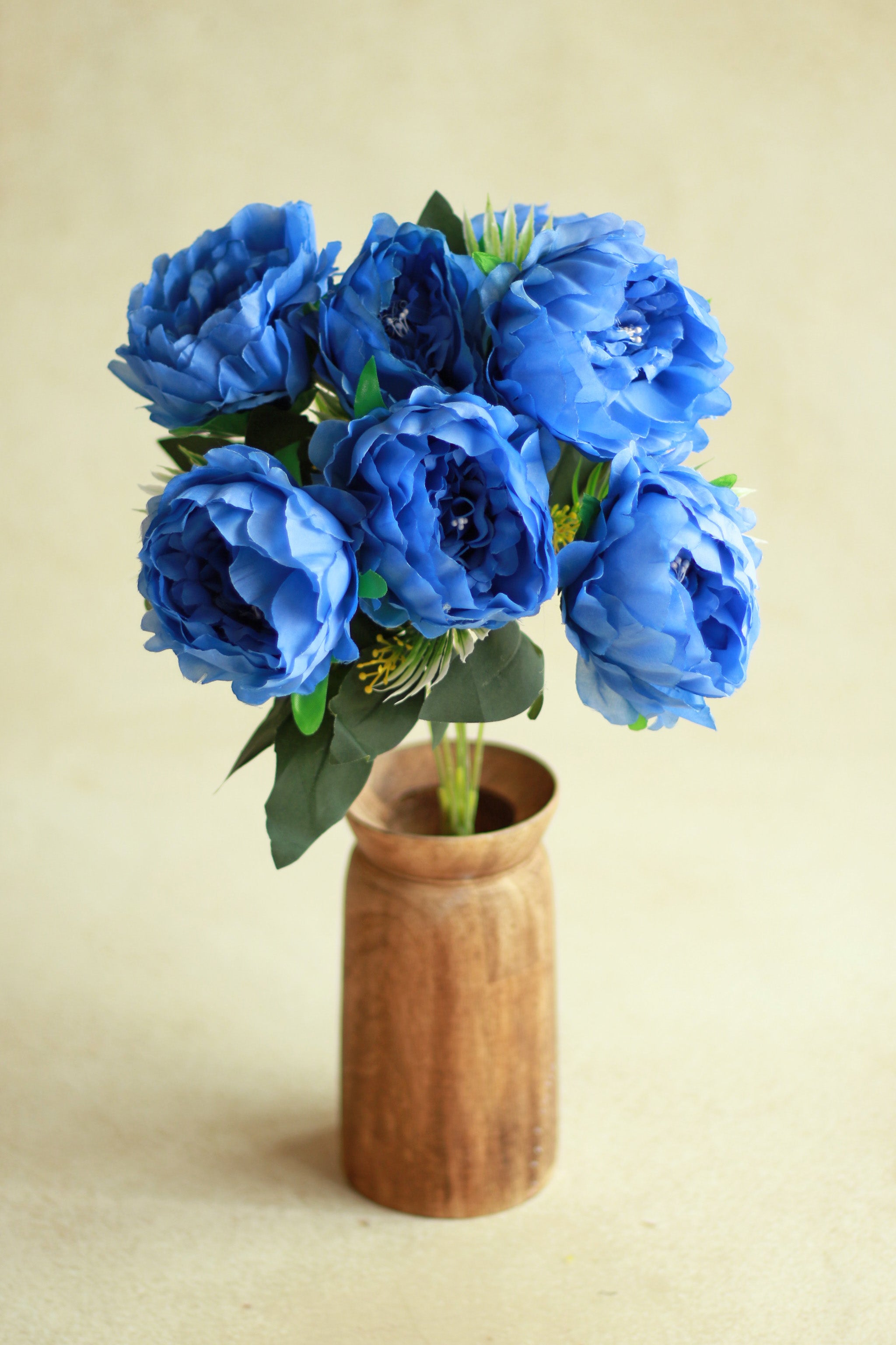 Big peony - Blue