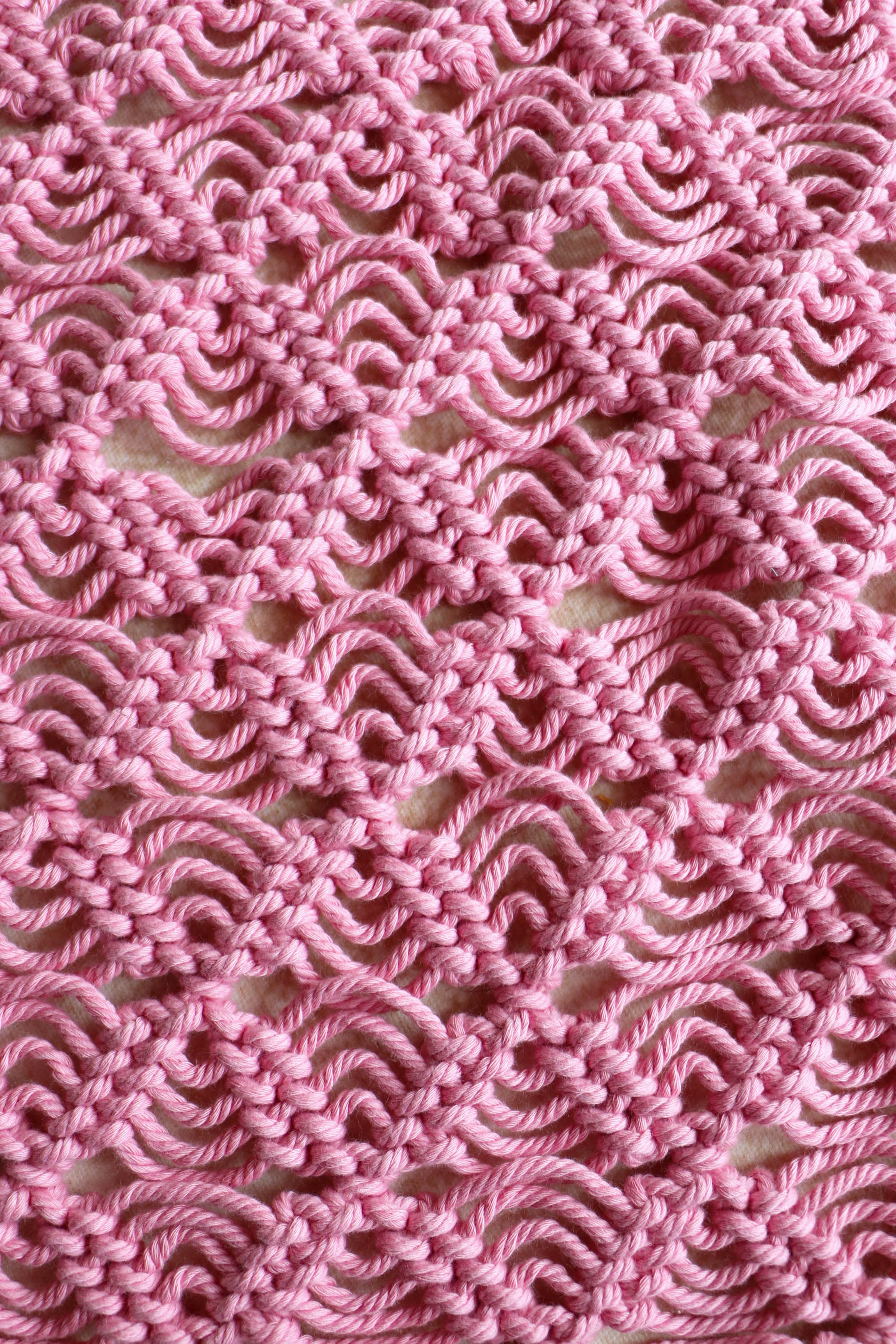 Macrame Mat - Pink