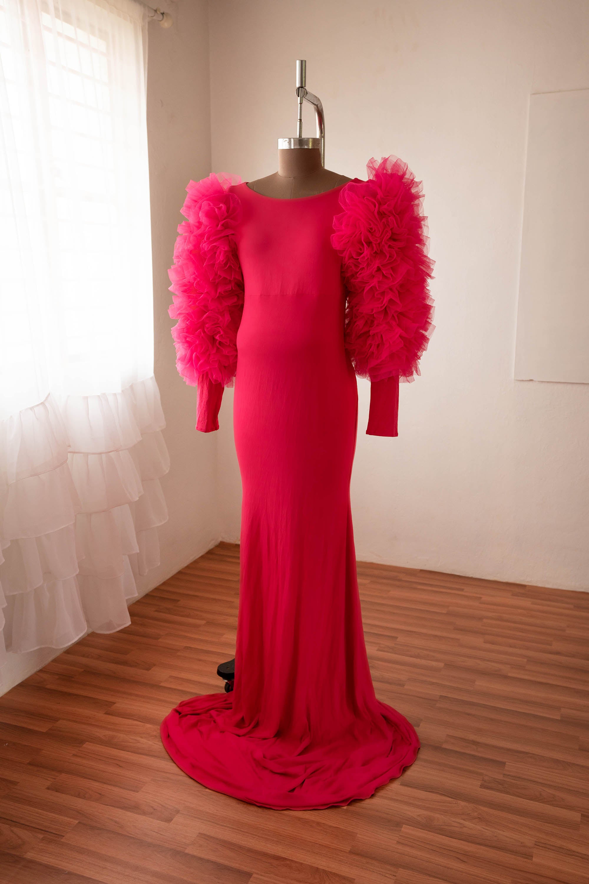 Larah gown - Hot Pink