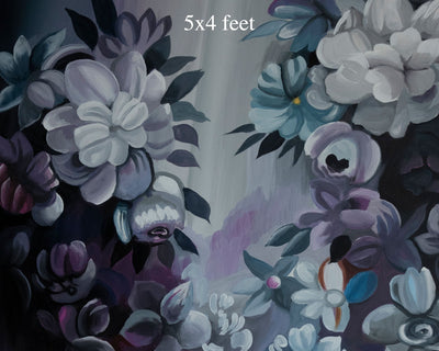 Night Blooms 5x6 Ft - Fabric