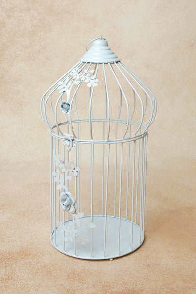 Bird cage White - set of 3