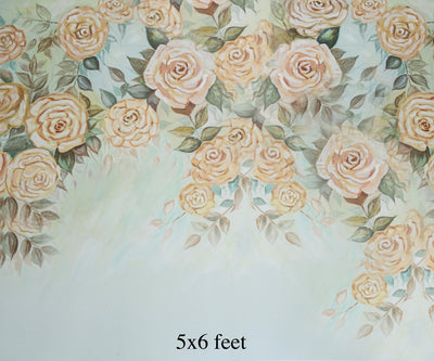 Peach Florals