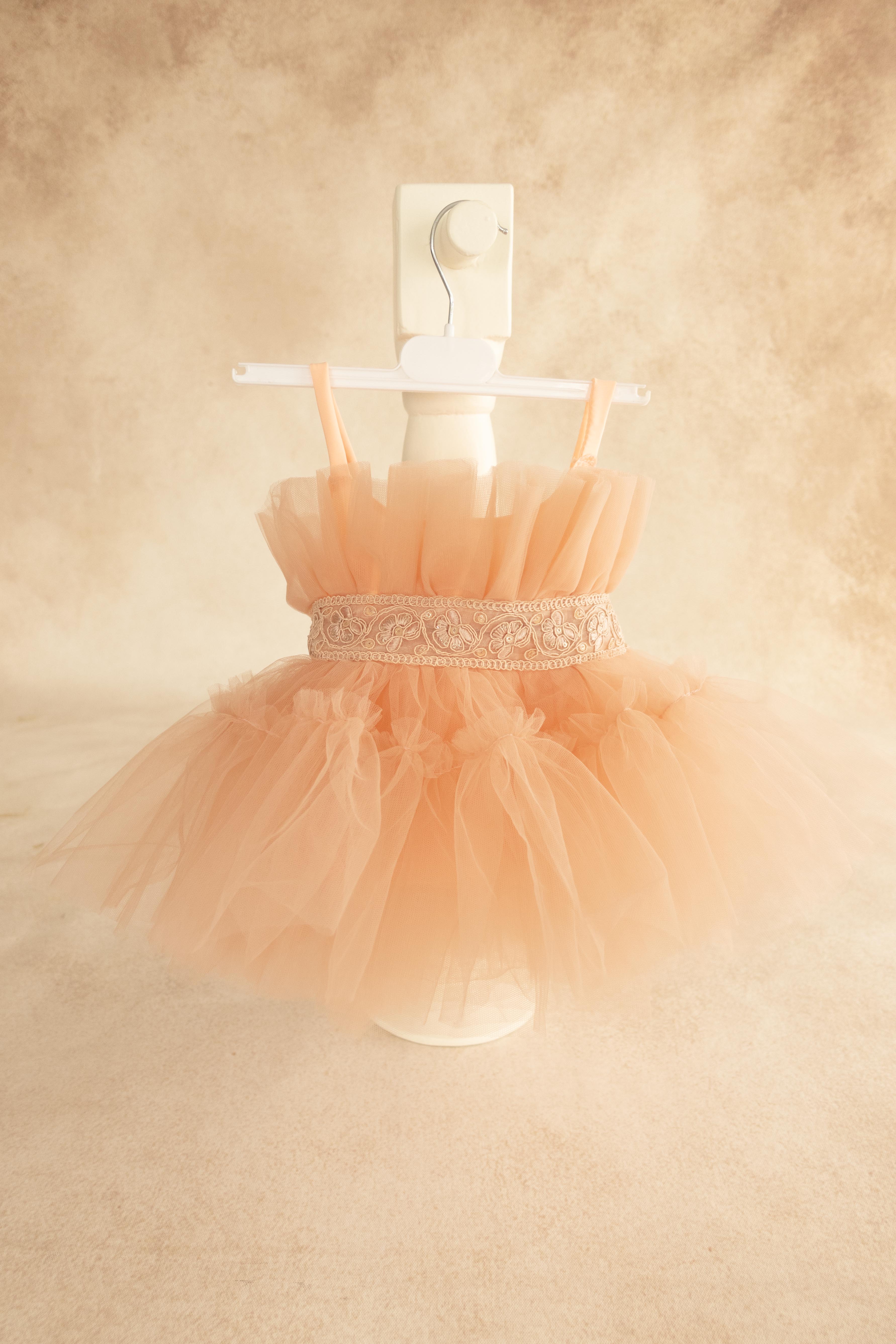 Peachy frock