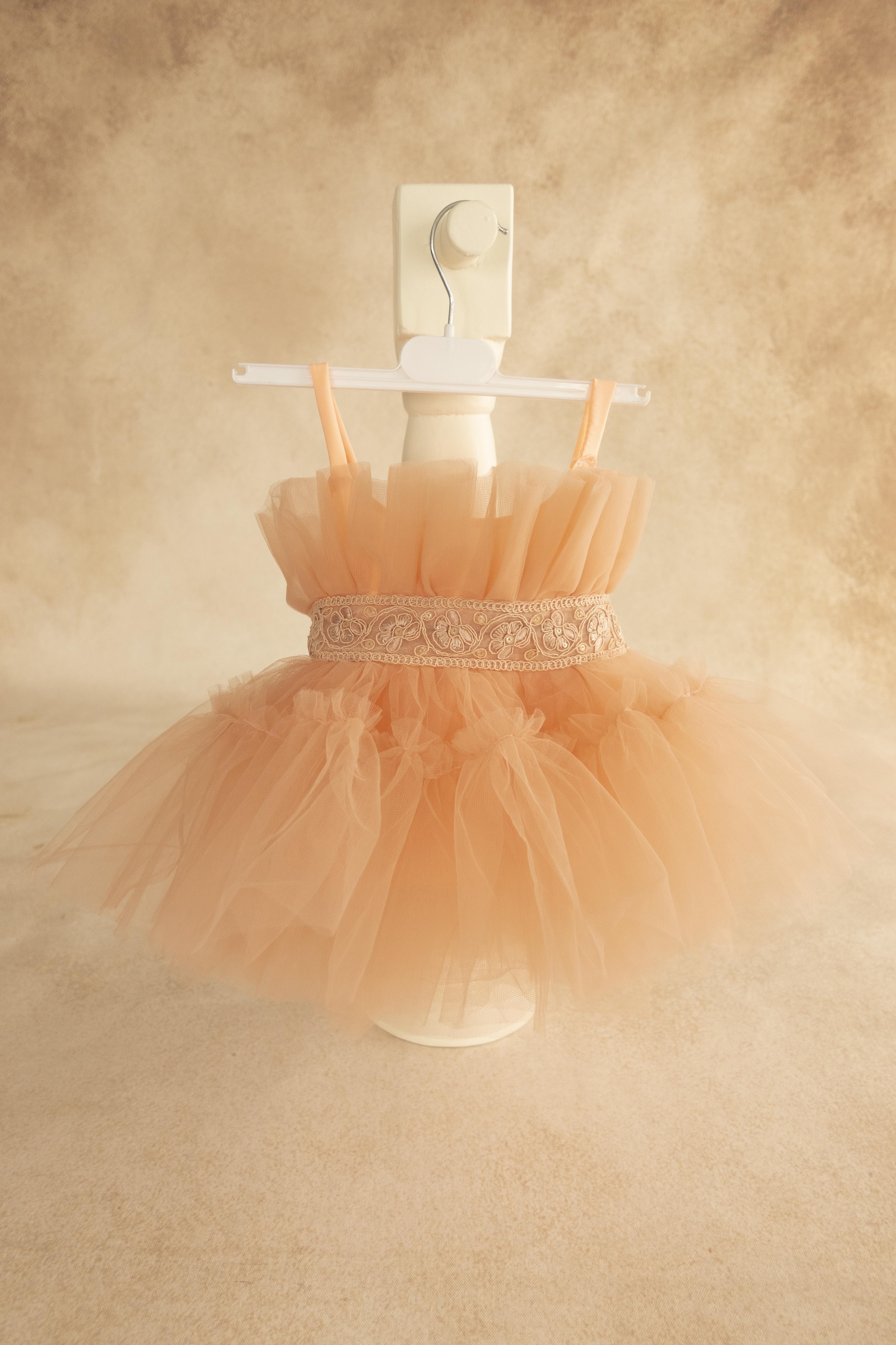 Peachy frock